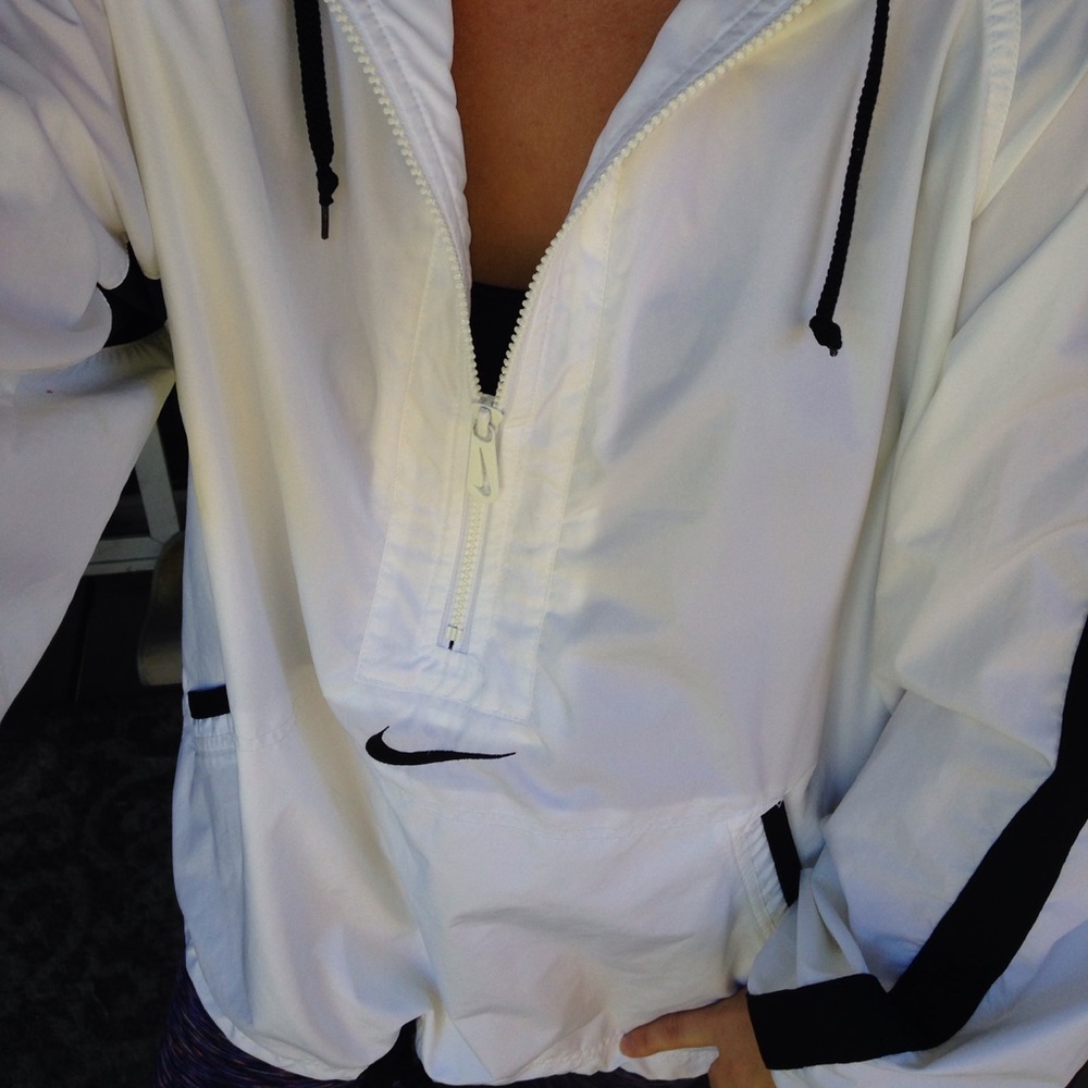 Vintage Nike Jacket White & Black Very Rare
